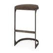 Mercana Tyson Brown/Gray Suede W/ Metal Frame Bar Stool Clearance