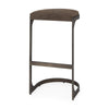 Mercana Tyson Brown/Gray Suede W/ Metal Frame Bar Stool Clearance