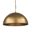 Mercana Karina Round Hammered Metal Dome Pendant Light