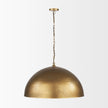 Mercana Karina Round Hammered Metal Dome Pendant Light