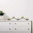 Mercana Savannah White Fir Veneer w/ Metal 6-Drawer Sideboard Clearance