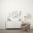 Mercana Savannah White Fir Veneer w/ Metal 6-Drawer Sideboard Clearance