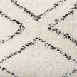 Mercana Tapir Beige Cotton Argyle Pattern Square Pouf