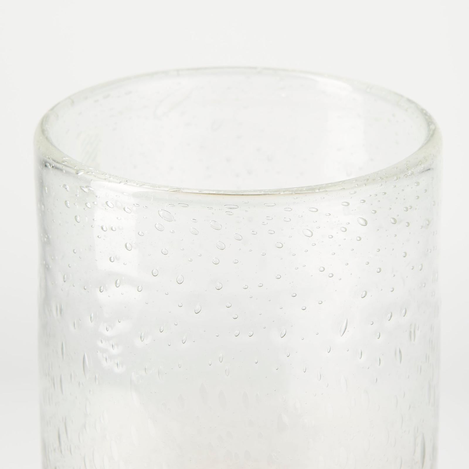 Mercana Adriatic Brushed Gold Metal Glass Vase