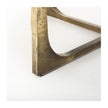 Mercana Atticus Antiqued Gold Metal Coffee Table