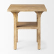 Mercana Candace Light Wood Bridge Accent Table