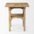Mercana Candace Light Wood Bridge Accent Table