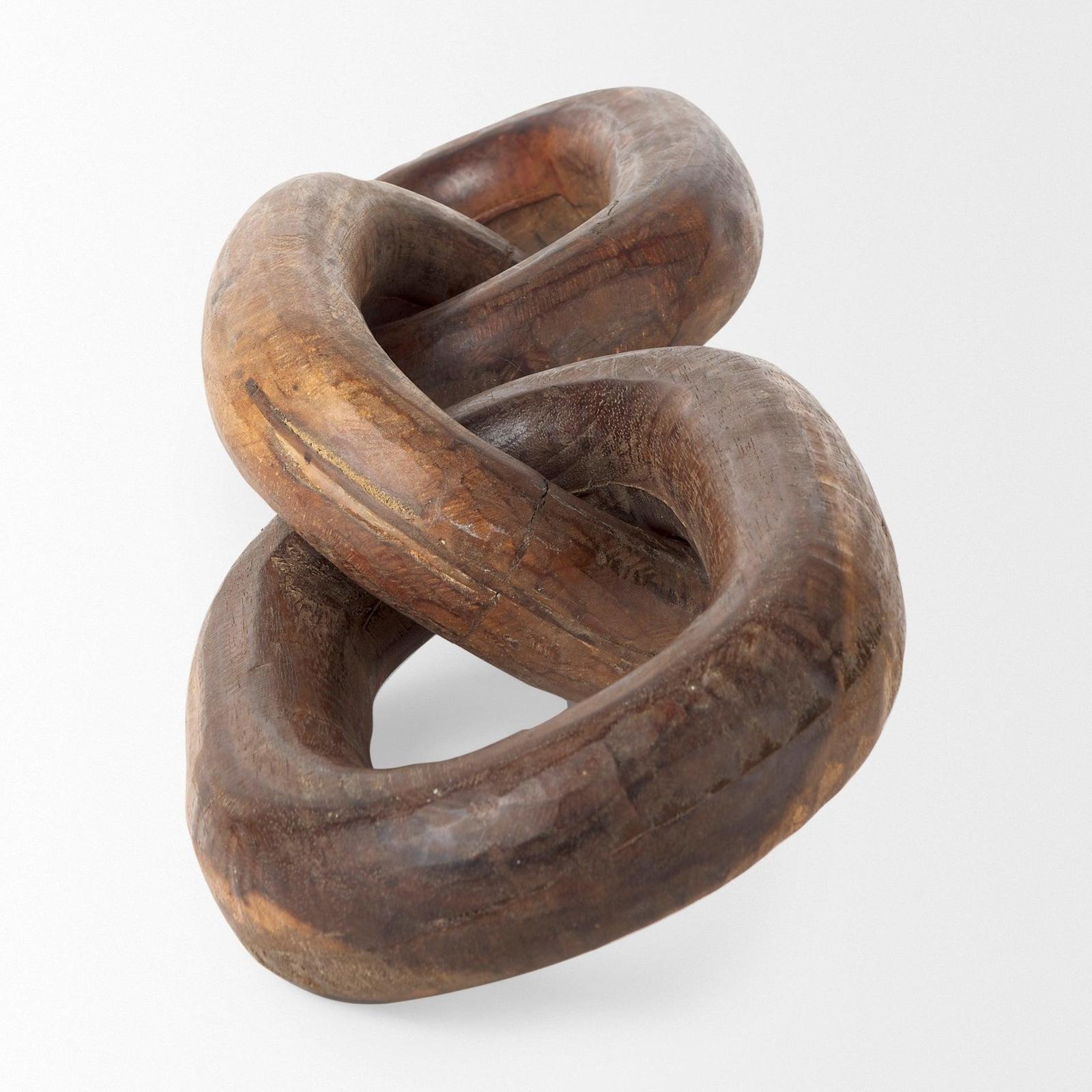 Mercana Tayla Large Wood Chain Link