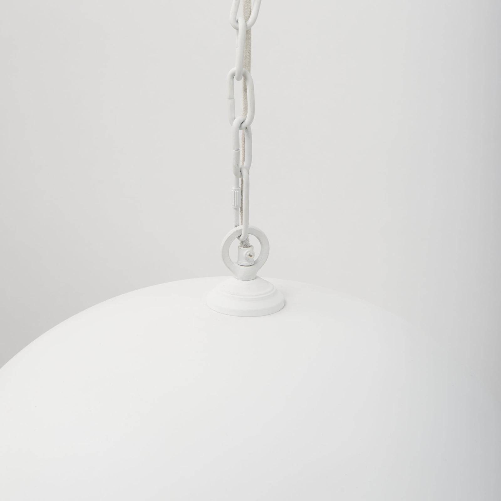 Mercana Juniper Round White Dome Pendant Light