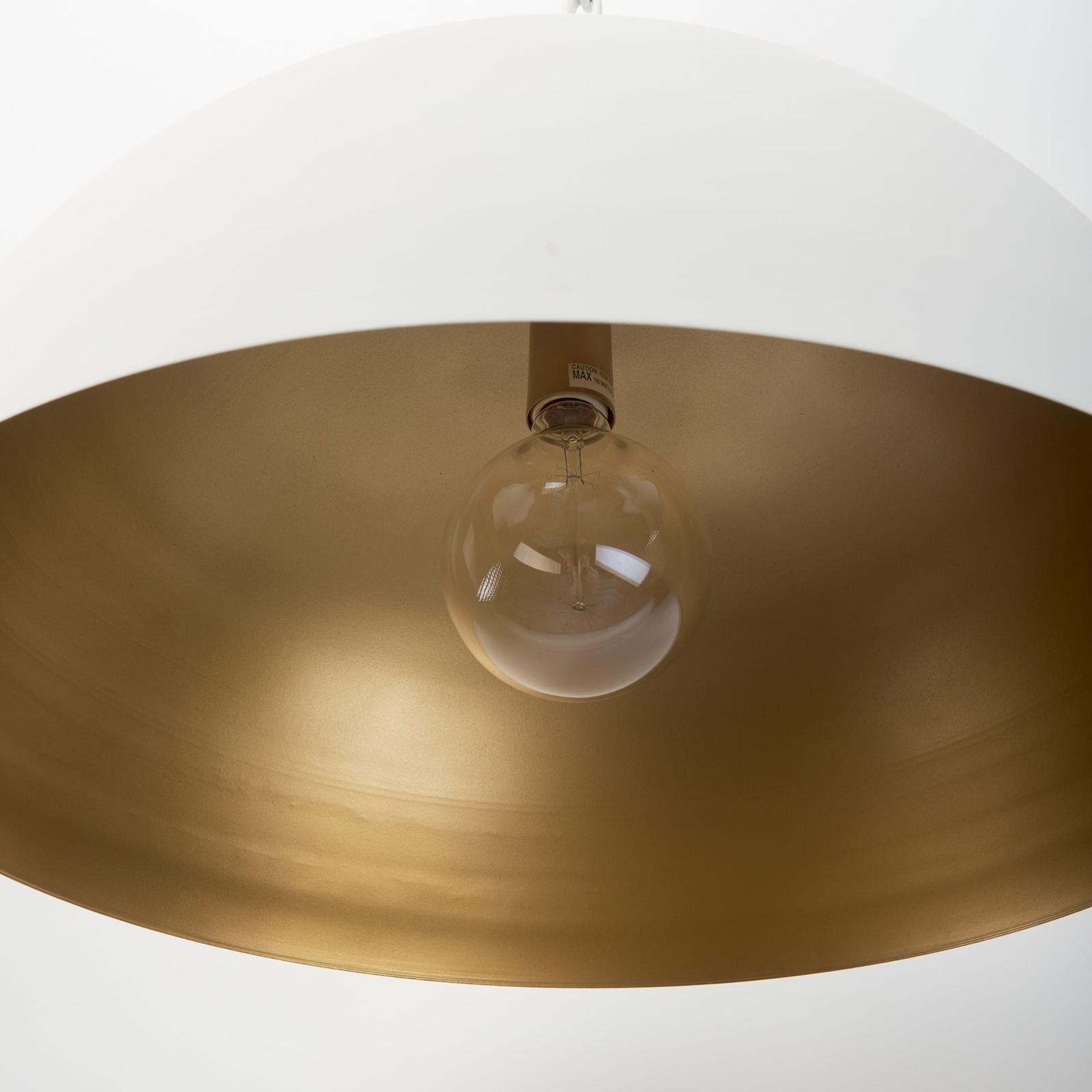 Mercana Juniper Round White Dome Pendant Light