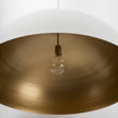 Mercana Juniper Round White Dome Pendant Light