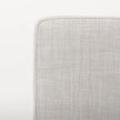 Mercana Stamford Beige Upholstered Seat w/ Wood Back, Black Metal Frame Dining Chair