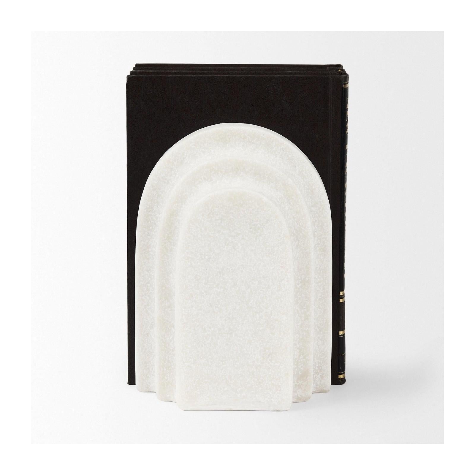Mercana Empire Resin Arc Book End Set
