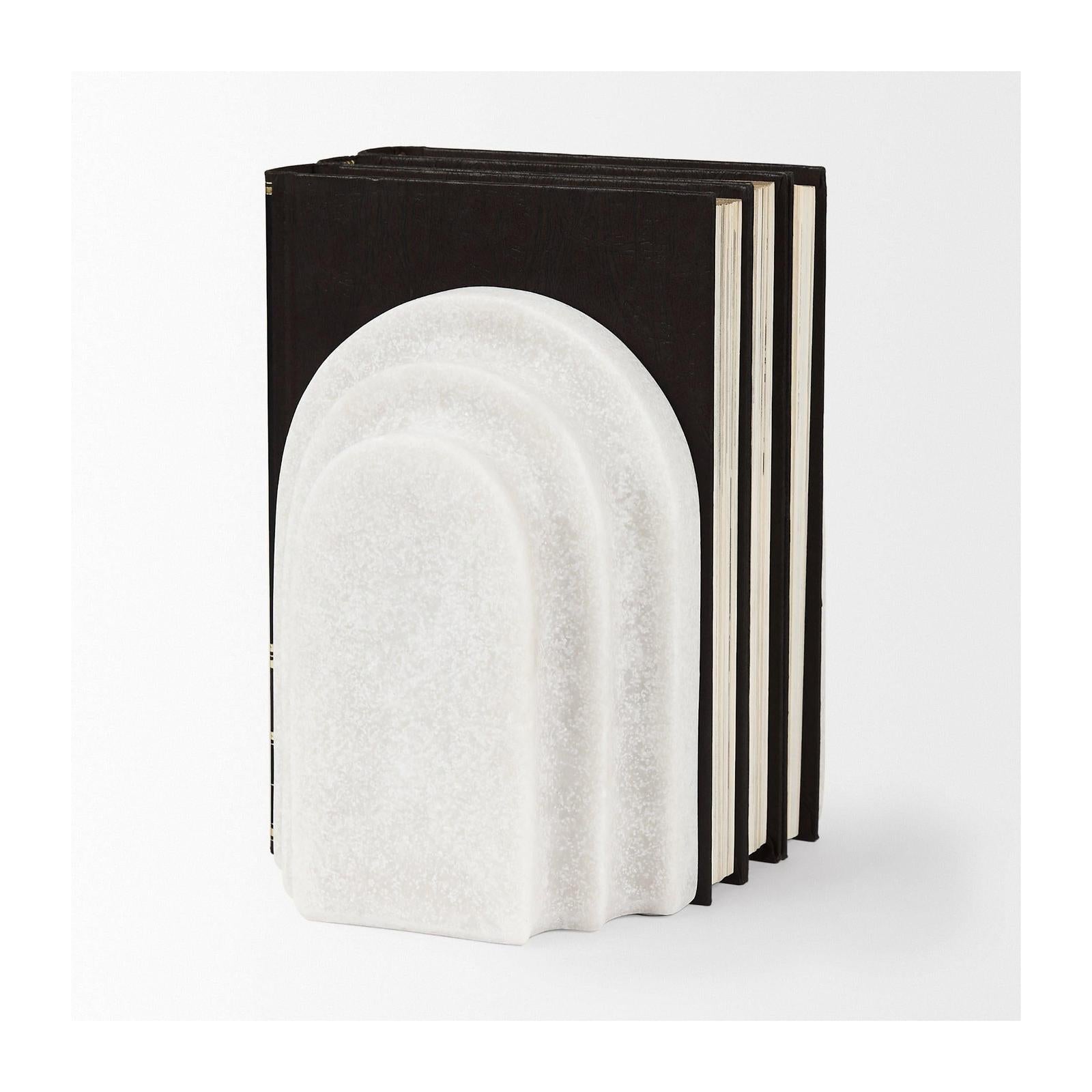 Mercana Empire Resin Arc Book End Set