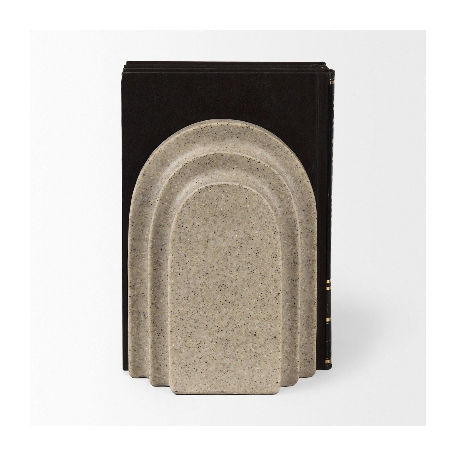 Mercana Empire Resin Arc Book End Set