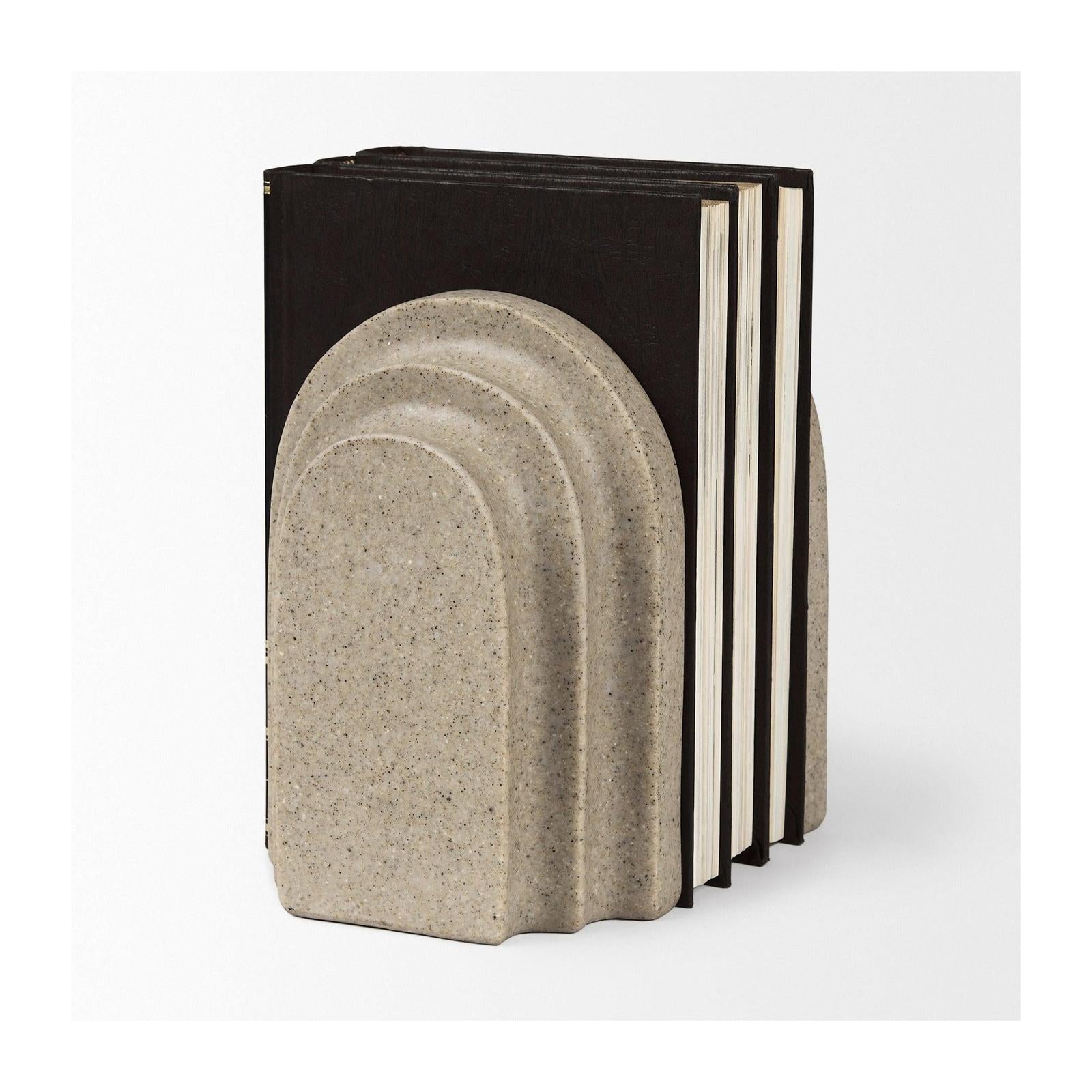 Mercana Empire Resin Arc Book End Set