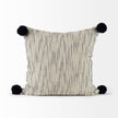 Mercana Krystal Pom Pom Decorative Pillow Cover Clearance