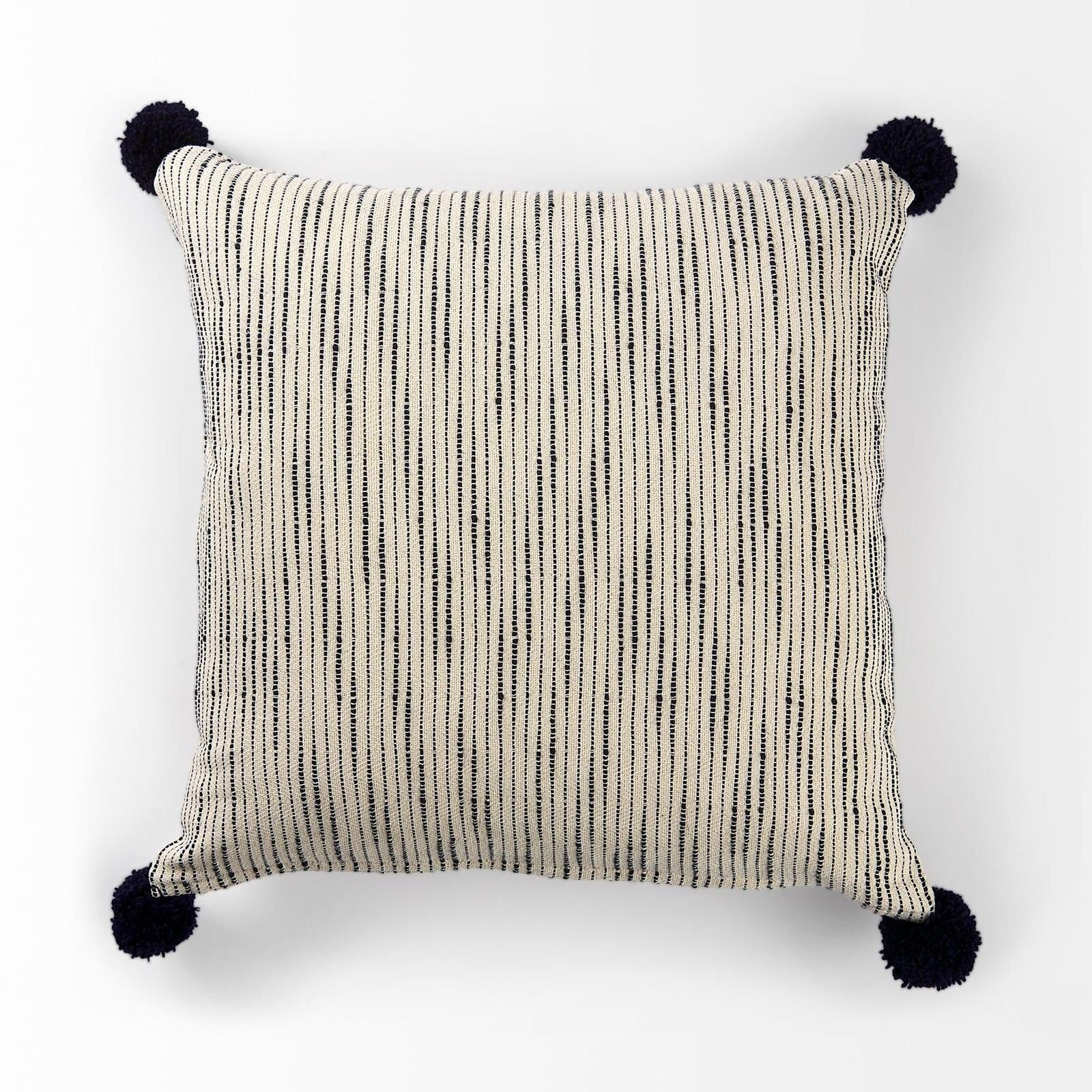 Mercana Krystal Pom Pom Decorative Pillow Cover Clearance