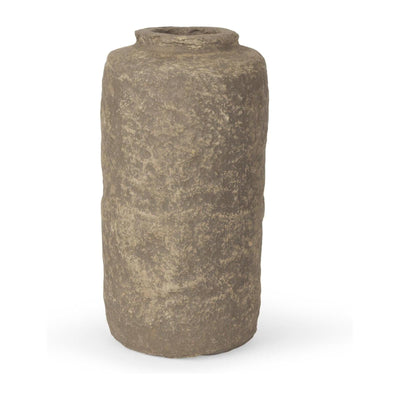 Mercana Bala Gray Paper Mache Vase
