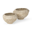 Mercana Sonu Paper Mache Half-Pot Bowls- Set of 2