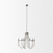 Mercana Selma Wood Bead and Metal Chandelier Clearance