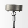 Mercana Selma Wood Bead and Metal Chandelier Clearance