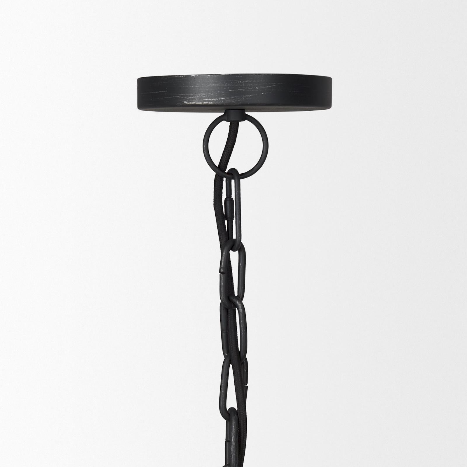 Mercana Karina Round Hammered Metal Dome Pendant Light