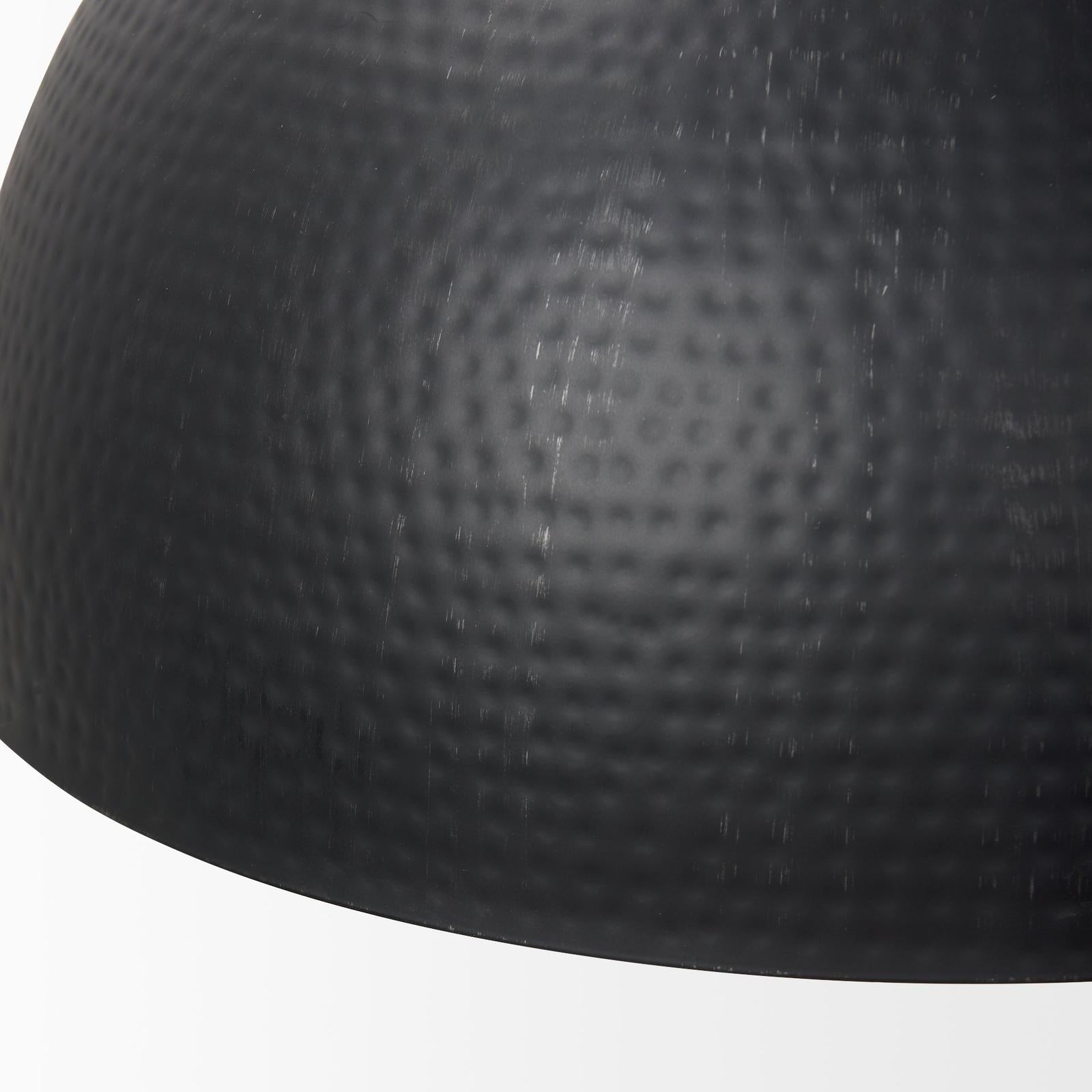 Mercana Karina Round Hammered Metal Dome Pendant Light