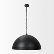 Mercana Karina Round Hammered Metal Dome Pendant Light