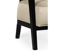 Jonathan Charles Smoky Black Tub Chair with Back Pillow ( 500118-BLG-F001 )