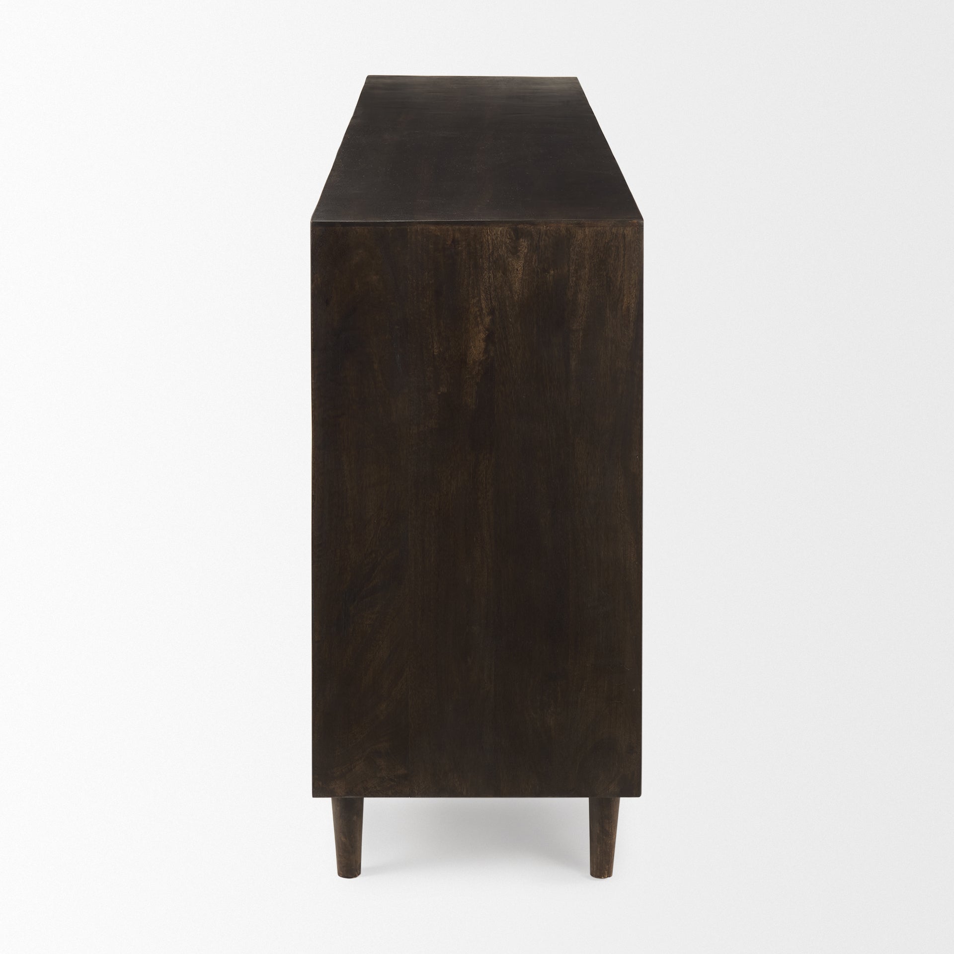 Mercana Tucker Wood w/ Carved Arch Pattern 4 Door Sideboard