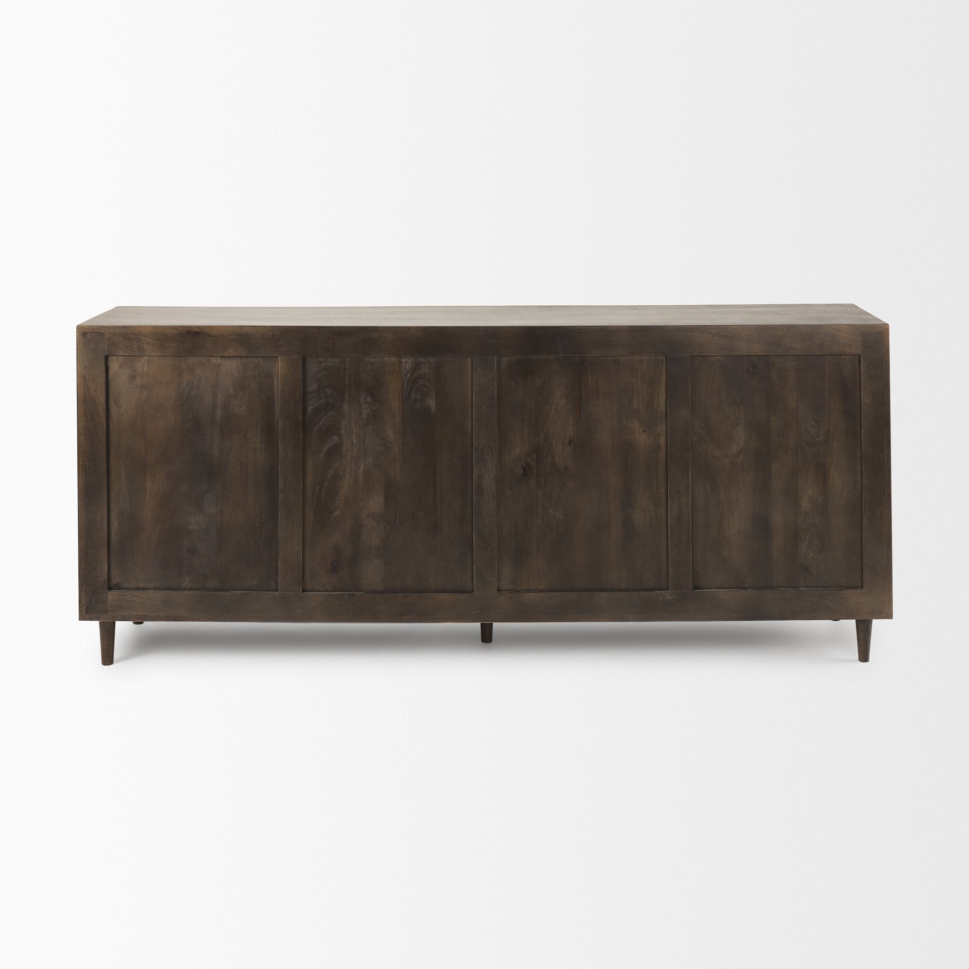Mercana Tucker Wood w/ Carved Arch Pattern 4 Door Sideboard
