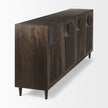Mercana Tucker Wood w/ Carved Arch Pattern 4 Door Sideboard