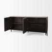 Mercana Tucker Wood w/ Carved Arch Pattern 4 Door Sideboard