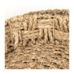 Mercana Haini Large Basketweave Seagrass Trays w/ Loop Handles- Set of 2