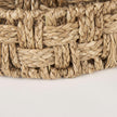 Mercana Haini Large Basketweave Seagrass Trays w/ Loop Handles- Set of 2