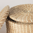 Mercana Kailini Nesting Seagrass & Palm Leaf Boxes with Lids- Set of 3
