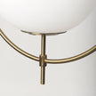 Mercana Farrah Frosted Glass Globe Metal Pendant Light Clearance