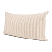 Mercana Jace Cream w/ Beige Stripe Decorative Pillow Cover Clearance