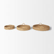Mercana Ulana Round Nesting Seagrass Trays w/ Loop Handles - Set of 3