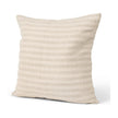 Mercana Jace Cream w/ Beige Stripe Decorative Pillow Cover Clearance