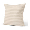 Mercana Jace Cream w/ Beige Stripe Decorative Pillow Cover Clearance