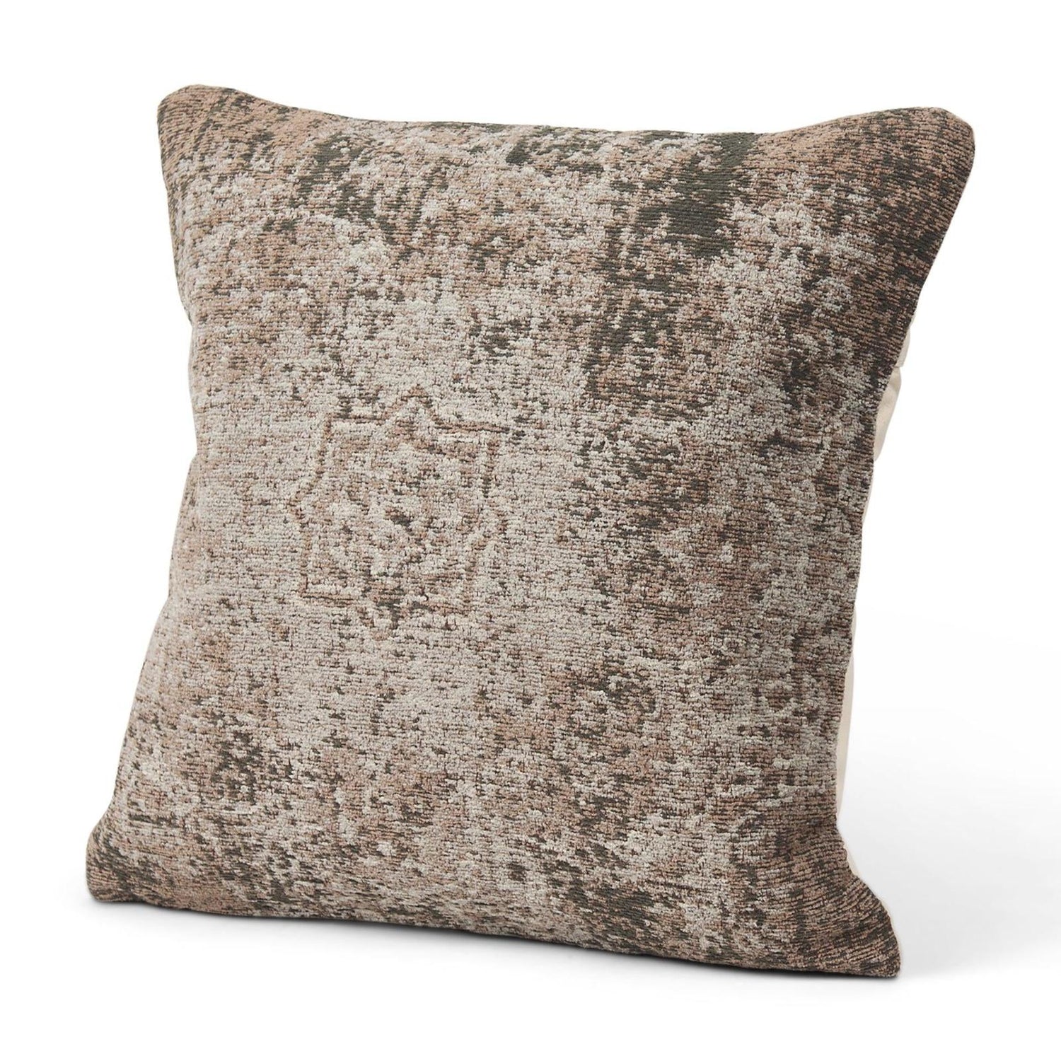 Mercana Khloe Taupe Square Pillow Cover