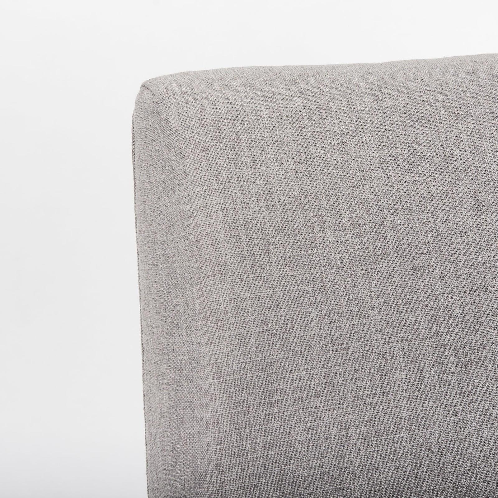 Mercana Palisades Fabric Wrap Brown Wood Frame Dining Chair