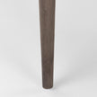 Mercana Palisades Fabric Wrap Brown Wood Frame Dining Chair