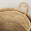 Mercana Ayanna Deep Nesting Seagrass Baskets w/ Handles - Set of 2