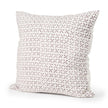 Mercana Jayden Cream w/ Merlot Print Linen Decorative Pillow Cover Clearance