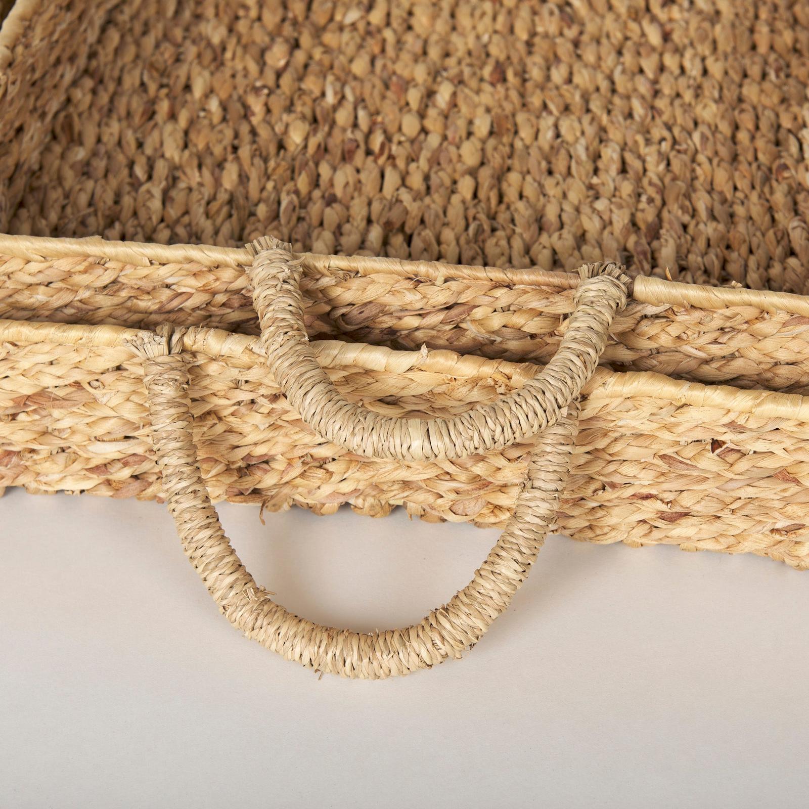 Mercana Hona Large Recatangular Nesting Water Hyacinth Trays- Set of 2