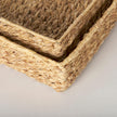Mercana Hona Large Recatangular Nesting Water Hyacinth Trays- Set of 2