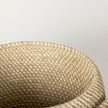 Mercana Kalopa Seagrass Floor Baskets w/ Flat Handled Lid- Set of 2